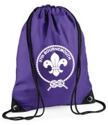 Purple PE Bag Mock Up Front